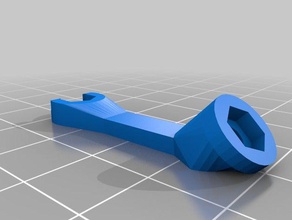 mini m3 llave de la tuerca herramientas mano 3d print model - Mito3D