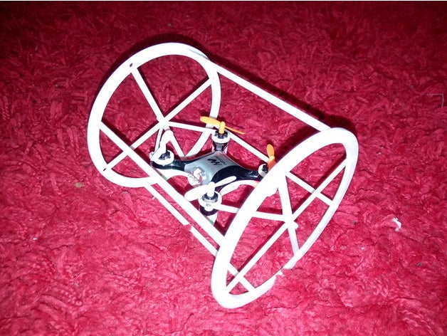 jaula dron icarus nano r c vehículos drone los drones ícaro quad quadrocopter 3D print model - Mito3D