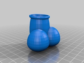 ei-cup 3d-drucken ei-ei-Schale 3d print model - Mito3D