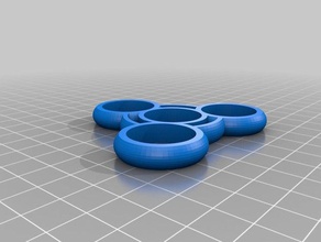 my customized fidget spinner toys & games 3d print model - Mito3D