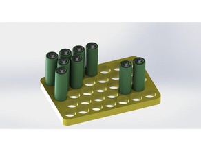 33 Stück aa-Batterie-Halter Werkzeug-Halterungen & - Boxen aa-Batterie Batterie Batterie-Halter 3d print model - Mito3D