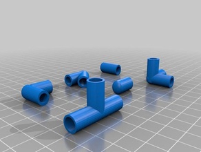 6 mm pipet bağlayıcılar 3d baskı 3d print model - Mito3D