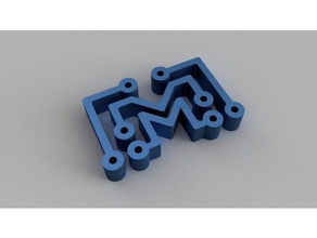 'mi piace fare cose' 3d logo stampabile v2 segni e loghi come roba iltms il maker twitch youtube 3d print model - Mito3D
