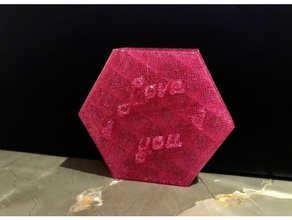 valentine souvenir 3d printers gift love you lovecraft valentines day gifts 3d print model - Mito3D
