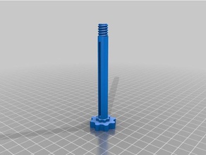 toothpaste tube squeezer threaded tip bathroom 3d print model - Mito3D