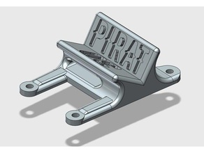 gopro monte piratframes r c veículos fpv montagem de câmera a pirata suporte 3d print model - Mito3D