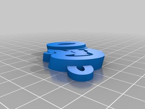 c ro keychains customized 3d print model - Mito3D