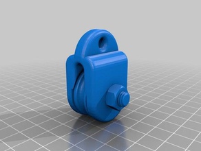 608 ball bearing pulley replacement parts 3d print model - Mito3D