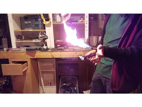 wrist montiert Flammenwerfer 3d-drucken 3d print model - Mito3D
