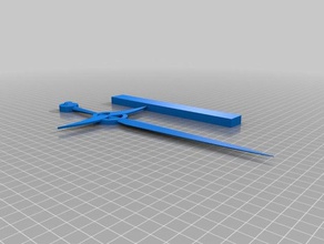 l'épée de la gaine accessoires 3d print model - Mito3D