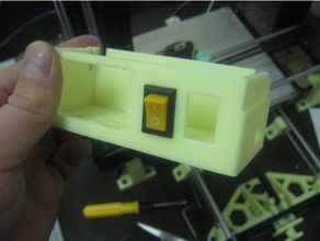 anet a6 fonte de alimentação tampa do s-250-12 3 botões + usb Impressora 3d acessórios interruptor rússia 3d print model - Mito3D