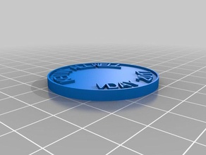 ka coin coins & badges customized 3d print model - Mito3D