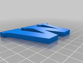 w-5mm las esculturas personalizado 3d print model - Mito3D
