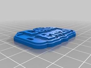 celia enzo - novo balancim chaveiros personalizado 3d print model - Mito3D