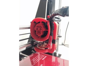 geeetech prusa i3 mk8 fan cooler mount 3d printer parts duct extruder i3b acryli guard hesine skid 3d print model - Mito3D