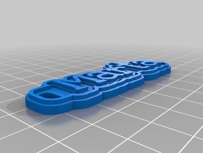 marta keychain keychains customized 3d print model - Mito3D