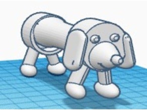 babbys Erster Hund 3d-drucken 3d print model - Mito3D
