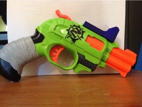 nerf parte trasera del rifle de vista juegos y juguetes nerfgun pistola 3d print model - Mito3D