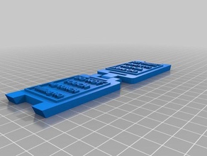 sabrina chão sinais e logotipos personalizado 3d print model - Mito3D