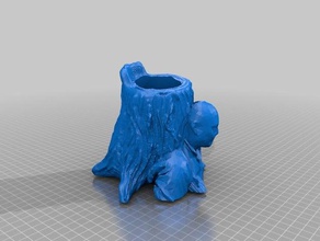 hombre árbol el art 3d print model - Mito3D