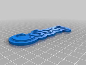 cobey keytag llaveros personalizado 3d print model - Mito3D