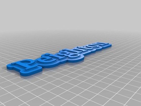 peighton keytag chaveiros personalizado 3d print model - Mito3D