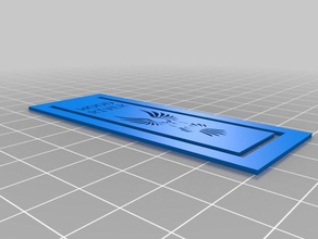 río madera águilas marcador La impresión en 3d 3d print model - Mito3D