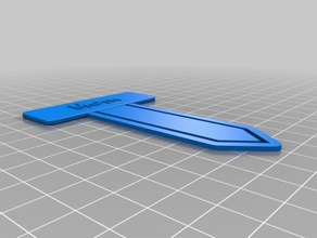 my customized bookmark paper clip office 3d print model - Mito3D