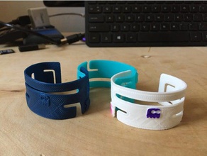 pacman bracelet heat-bent bracelets jewelry pla videogame 3d print model - Mito3D