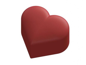 domed heart shaped box containers valentines day gifts 3d print model - Mito3D
