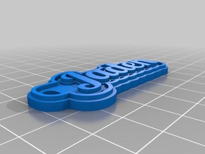 jaden trousseau de clés porte-clés personnalisé 3d print model - Mito3D