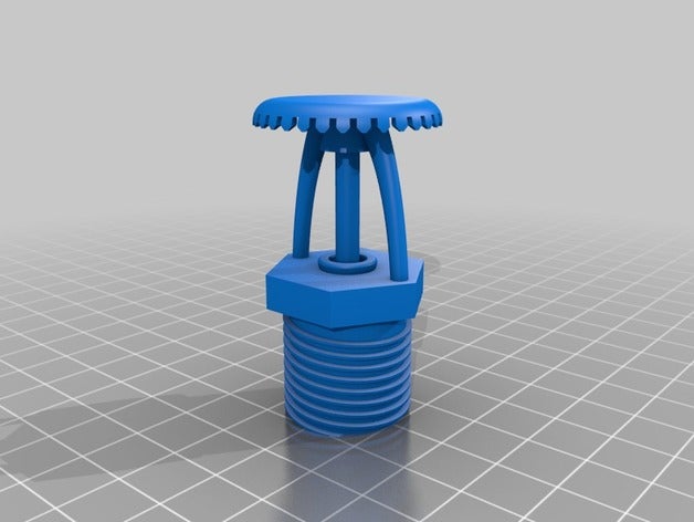 fire sprinkler head engineering 3D print model - Mito3D