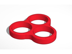 d'une main spinner jouets & accessoires de jeux fidget jouet 3d print model - Mito3D
