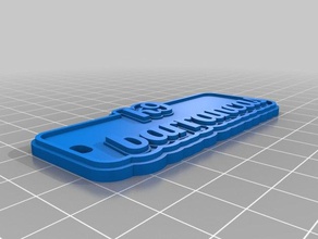 k9 keychains customized 3d print model - Mito3D