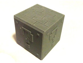 8-bit-mario-box Spiele 8-bit box mario 3d print model - Mito3D