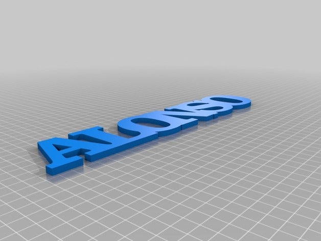 alonso-5mm esculturas personalizado 3D print model - Mito3D