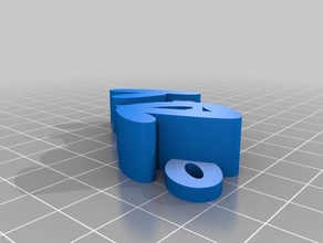 zoey blou organizzazione su misura 3d print model - Mito3D