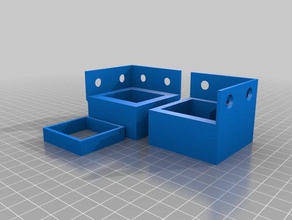 ikea lack table stacking bracket organization 3d print model - Mito3D