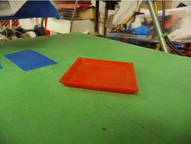 square tray art tools rues useless posts 3D print model - Mito3D
