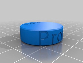 dnd prone status token games customized 3d print model - Mito3D