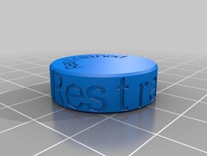 dnd restrained status token games customized 3d print model - Mito3D