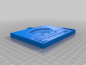 Tay 2d sanat özelleştirilmiş 3d print model - Mito3D