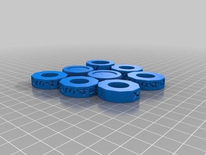 Stamm-Themen-Mathe-spinner 3d-drucken Stamm 3d print model - Mito3D
