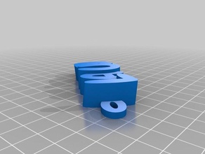 laura rooi Schlüsselanhänger kundengebundene 3d print model - Mito3D