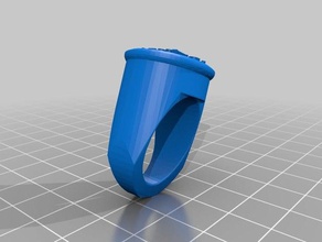 anillo de dedo La impresión en 3d 3d print model - Mito3D