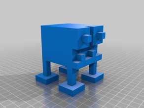 mini-bot 3d barra 3d print model - Mito3D