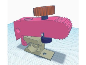 anet a6 feeder improvement flexible filament 3d printer extruders ninjaflex tpe ninja flex 3d print model - Mito3D