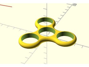 pürüzsüz spinner openscad oyunlar 3d print model - Mito3D