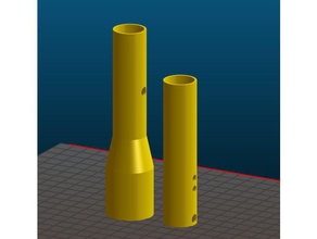 han solo blaster scope split props 3d print model - Mito3D