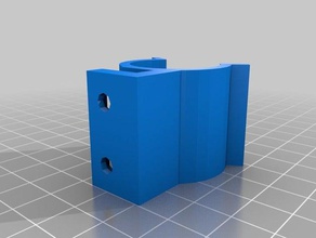 il mio personalizzato clamp-on hardhat torcia clip strumenti su misura 3d print model - Mito3D